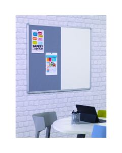 Dual Pinup Pen Boards W1500xH1200mm Grey