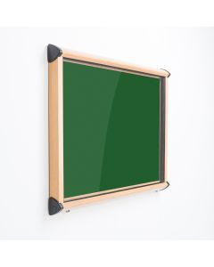 Shield Exterior Wall 750x967mm Wood Frame Emerald