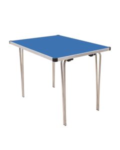 Contour Folding Table 1830x480x760mm Azure