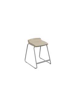 Postura Stool Grey Frame H560mm Light Sand