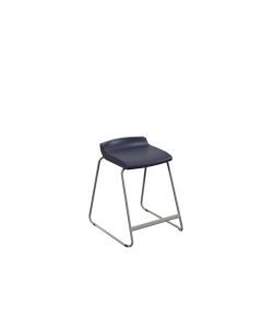 Postura Stool Grey Frame H560mm Nordic Blue