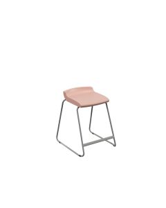 Postura Stool Grey Frame H560mm Rose Blossom
