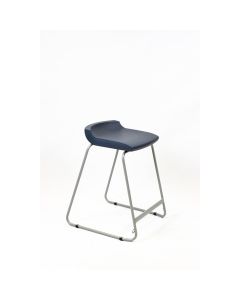 Postura Stool Grey Frame H610mm Slate Grey