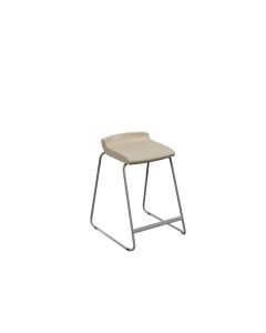 Postura Stool Grey Frame H610mm Light Sand
