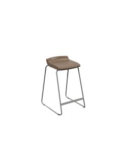 Postura Stool Grey Frame H685mm Misty Brown