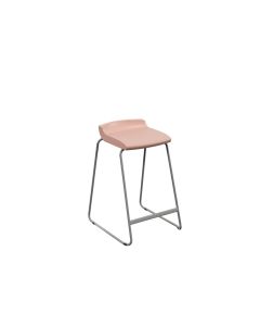 Postura Stool Grey Frame H685mm Rose Blossom