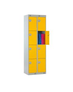 2 Column Locker W300 x D450 x H1800mm Yellow