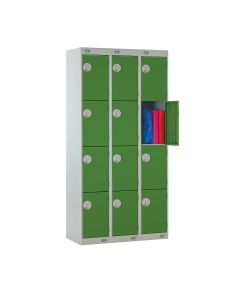 3 Column Locker W300 x D450 x H1800mm Green