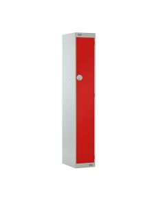1 Column Locker W300 x D450 x H1800mm Red
