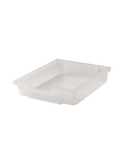 6 x 3 Shallow Trays Beech Cupboard Clear Trays