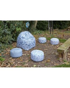 Wild Wood Primary Beanbag Animal Teal