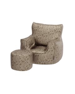 Wild Wood Beanbag & Stool Animal Beige and Brown