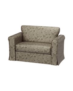 Wild Wood Loose Cover Sofa Animal Beige and Brown