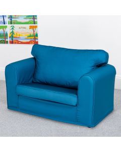 Wild Wood Children's Loose Cover Sofa Teal