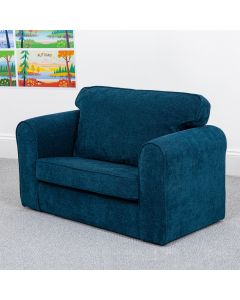 Wild Wood Children's Fixed Cover Sofa Teal