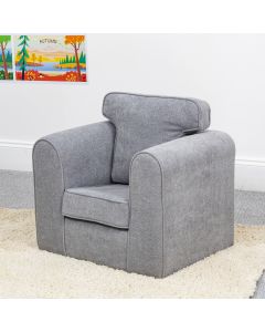Wild Wood Fixed Cover Chair Grey