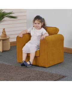 Wild Wood Fixed Cover Chair Mustard