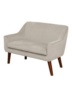Wild Wood Children's Velvet Sofa Cream