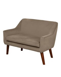 Wild Wood Children's Velvet Sofa Mink