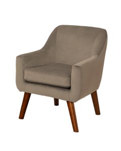 Wild Wood Children's Velvet Chair Mink