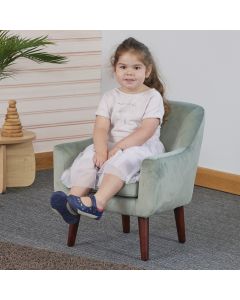 Wild Wood Children's Velvet Chair Sage
