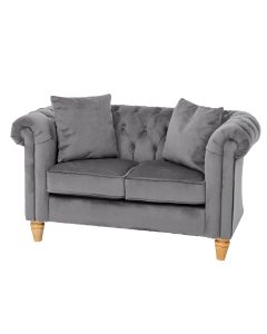 Wild Wood Children's Chesterfield Sofa Grey