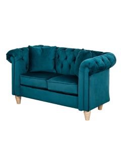 Wild Wood Children's Chesterfield Sofa Teal