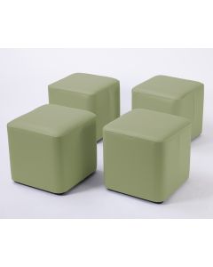 Wild Wood PVC Foam Cube 4pk Sage