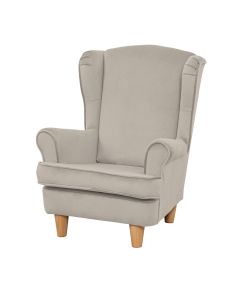 Wild Wood Wingback Chair Cream