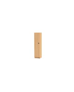 1 Door Wooden Locker H1370mm Inset Handle Beech