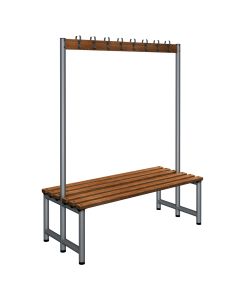 Double Sided Cloakroom Unit L1500mm Grey