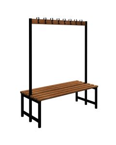 Double Sided Cloakroom Unit L2000mm Black