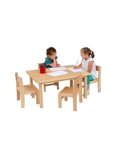 Solid Beech Rectangular Table L960 x H300mm
