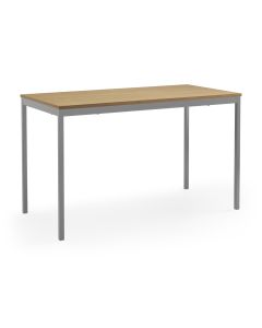 FW Rect 1200x600xH760mm DGrey Frame Beech Top