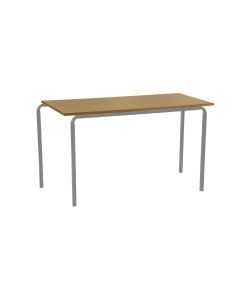 CB Rect 1200x600xH460mm LGrey Frame Beech Top
