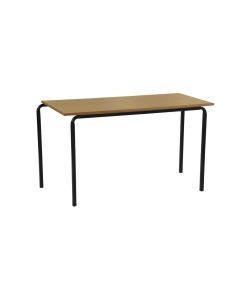 CB Rect 1200x600xH460mm Black Frame Beech Top