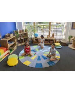 Circular Starburst Carpet 2m