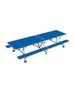 BY Bench Folding Dining Table 16 Seats Blue H740mm