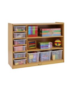 Milan 3 Level Multi-Storage Unit Beech H900xW1200xD400