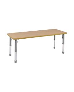 Milan Rectangular Table 8 Seater Grey Frame