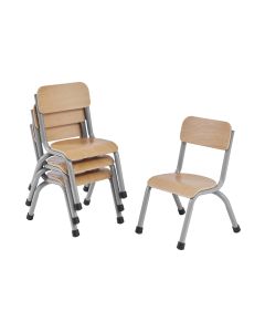 Milan Chair H260mm Grey Frame Pack of 4