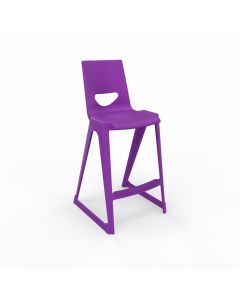 EN One High Chair 685mm Velvet Purple