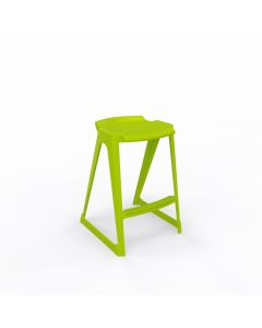 EN One Stool 610mm Lime Green