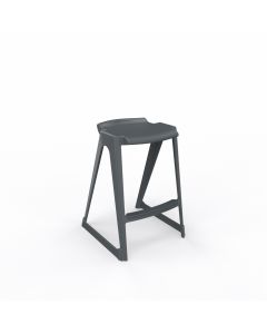 EN One Stool 685mm Night Grey with bag hook