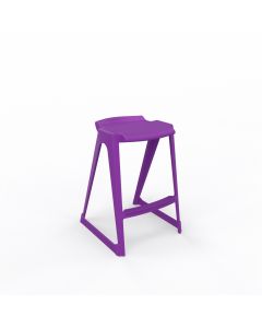 EN One Stool 685mm Velvet Purple