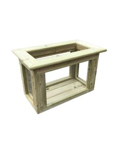 Outdoor Wooden Growing Box With Clear Sides