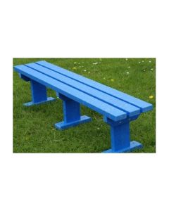 Eco Sturdy Adult Bench 3 Seater H490mm Blue