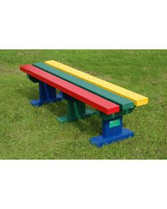 Eco Sturdy Junior Bench 3 Seater H305mm Rainbow