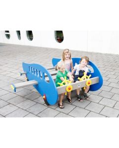 Recycled Plastic Jumbo Jet Blue