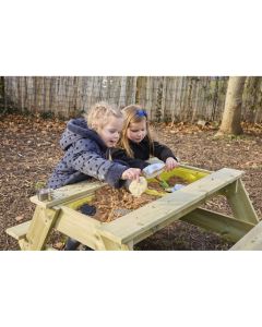 Dual Sand and Water Picnic Table